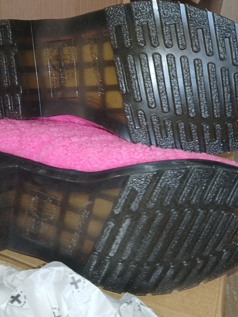 Dr. Martens PINK SHERPA Pascal faux Shearling boots - Picture 8 of 9